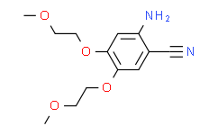 2-氨基-4,5-双(2-甲氧基乙氧基)苯腈