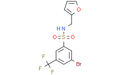 N-(Furan-2-ylmethyl) 3-bromo-5-trifluoromethylbenzenesulfonamide
