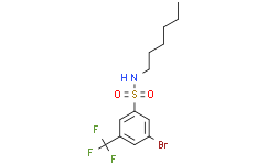 N-Hexyl 3-bromo-5-trifluoromethylbenzenesulfonamide