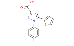 1-(4-氟苯基)-5-(噻吩-2-基)-1H-吡唑-3-羧酸