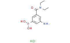 3-氨基-5-二乙基氨基甲酰基苯基硼酸 盐酸盐