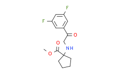 1-[[2-(3,5-Difluorophenyl)-2-oxoethyl]amino]-Cyclopentanecarboxylic Acid Methyl Ester