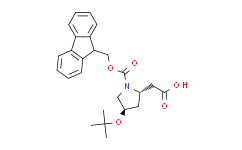 2-Pyrrolidineacetic acid, 4-(1,1-dimethylethoxy)-1-[(9H-fluoren-9-ylmethoxy)carbonyl]-, (2S,4R)-