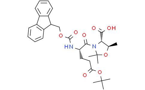 (4S,5R)-3-((S)-2-((((9H-芴-9-基)甲氧基)羰基)氨基)-5-(叔丁氧基)-5-氧代戊酰基)-2,2,5-三甲基恶唑烷-4-羧酸