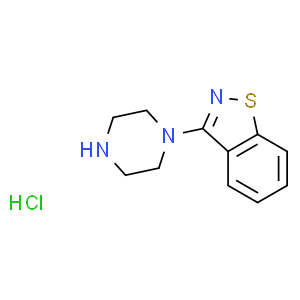 3-(1-哌嗪基)-1,2-苯并异噻唑盐酸盐