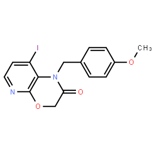 8-Iodo-1-(4-methoxybenzyl)-1h-pyrido-[2,3-b][1,4]oxazin-2(3h)-one