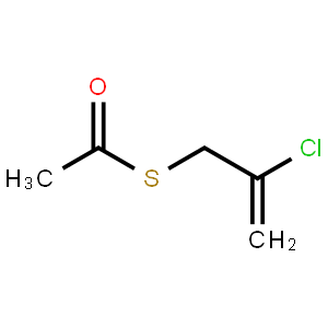 Ethanethioic acid s-(2-chloro-2-propen-1-yl)ester