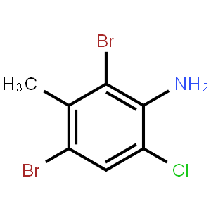 2,4-dibromo-6-chloro-3-methylaniline