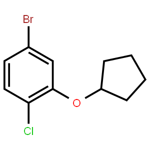 4-Bromo-1-chloro-2-(cyclopentyloxy)benzene