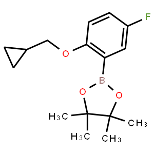 2-(2-Cyclopropylmethoxy-5-fluorophenyl)-4,4,5,5-tetramethyl[1,3,2]dioxaborolane