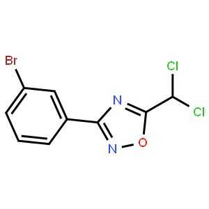 3-(3-Bromophenyl)-5-(dichloromethyl)-1,2,4-oxadiazole