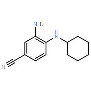 3-Amino-4-(cyclohexylamino)benzonitrile