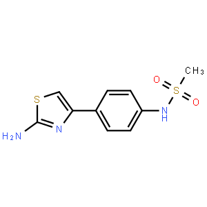 N-[4-(2-Amino-1,3-thiazol-4-yl)phenyl]methanesulfonamide
