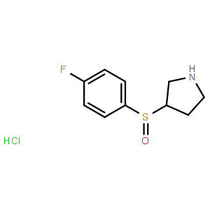 (3S)-3-((4-Fluorophenyl)sulfinyl)pyrrolidine hydrochloride