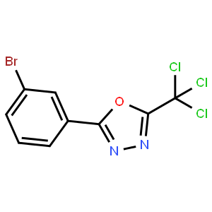 2-(3-Bromophenyl)-5-trichloromethyl-1,3,4-oxadiazole