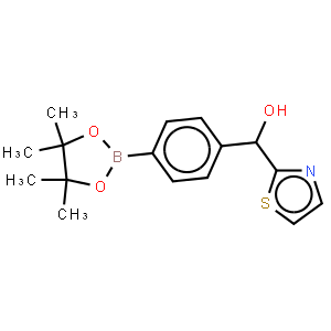 4-[Hydroxy(2-thiazolyl)methyl]benzeneboronic acid pinacol ester