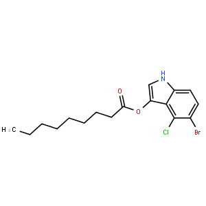 5-Bromo-4-chloro-1H-indol-3-yl nonanoate