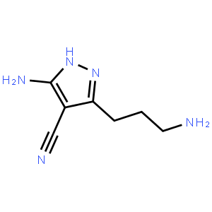 5-Amino-3-(3-aminopropyl)-1h-pyrazole-4-carbonitrile