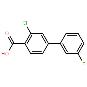 2-Chloro-4-(3-fluorophenyl)benzoic acid