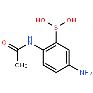 2-Acetamido-5-aminophenylboronic acid