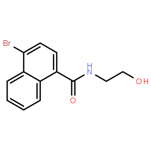 4-Bromo-N-(2-hydroxyethyl)naphthalene-1-carboxamide