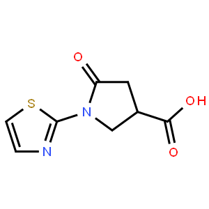 5-氧代-1-(2-噻唑基)-3-吡咯烷甲酸