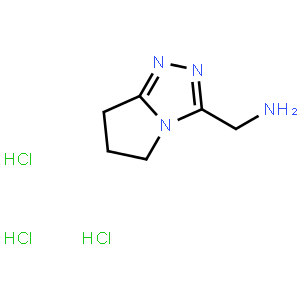 6,7-Dihydropyrrolo[2,1-c][1,2,4]triazole-3-methylamine 3hcl