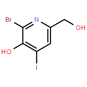 2-Bromo-6-(hydroxymethyl)-4-iodopyridin-3-ol