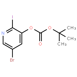 5-Bromo-2-iodopyridin-3-yl tert-butyl carbonate