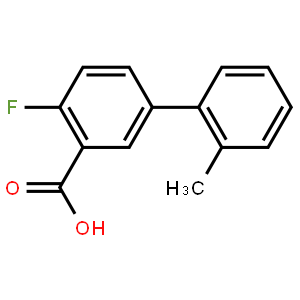 2-Fluoro-5-(2-methylphenyl)benzoic acid