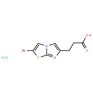 3-(2-Bromoimidazo[2,1-b]thiazol-6-yl)propanoic acid hcl