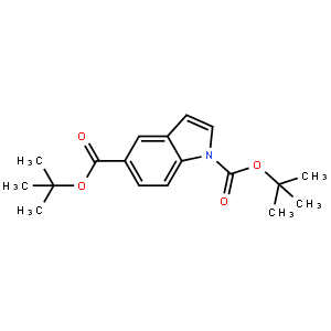 二-叔丁基1H-吲哚-1,5-二羧酸酯