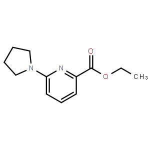 6-(1-吡咯烷基)-2-吡啶甲酸乙酯