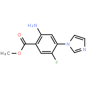 2-氨基-4-(1-咪唑基)-5-氟苯甲酸甲酯