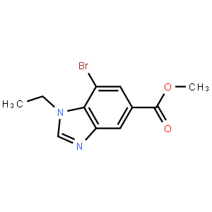 Methyl 7-bromo-1-ethyl-1,3-benzodiazole-5-carboxylate