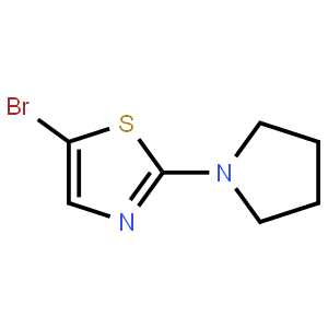 5-Bromo-2-pyrrolidinothiazole