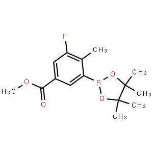 Methyl 3-fluoro-4-methyl-5-(4,4,5,5-tetramethyl-1,3,2-dioxaborolan-2-yl)benzoate