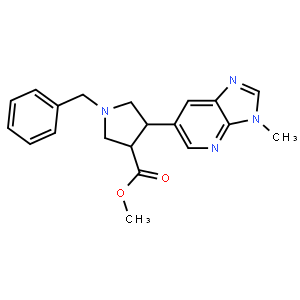 Methyl 1-benzyl-4-(3-methyl-3h-imidazo-[4,5-b]pyridin-6-yl)pyrrolidine-3-carboxylate