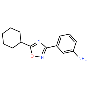 3-(5-Cyclohexyl-1,2,4-oxadiazol-3-yl)aniline