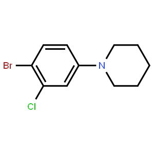 1-(4-Bromo-3-chlorophenyl)piperidine