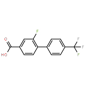 3-Fluoro-4-(4-trifluoromethylphenyl)benzoic acid