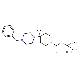 tert-Butyl 4-(4-benzylpiperazin-1-yl)-4-methylpiperidine-1-carboxylate