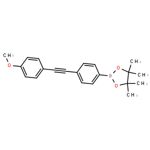4-(4-Methoxyphenylethynyl)benzeneboronic acid pinacol ester,95%