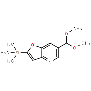 6-(Dimethoxymethyl)-2-(trimethylsilyl)-furo[3,2-b]pyridine