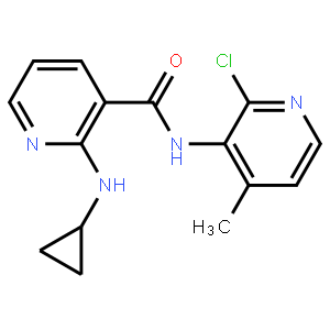 N-(2-氯-4-甲基-3-吡啶)-2-环丙氨基-3-吡啶甲酰胺