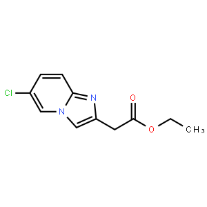 Ethyl (6-chloroimidazo[1,2-a]pyrid-2-yl)acetate 90+%