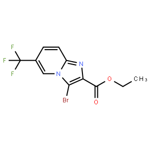 Ethyl 3-bromo-6-(trifluoromethyl)imidazo[1,2-a]pyridine-2-carboxylate