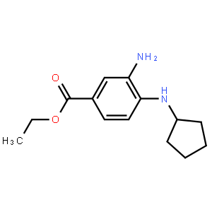 Ethyl 3-amino-4-(cyclopentylamino)benzoate