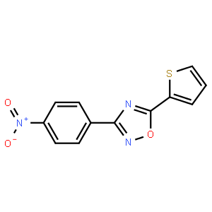 3-(4-Nitrophenyl)-5-(thiophen-2-yl)-1,2,4-oxadiazole