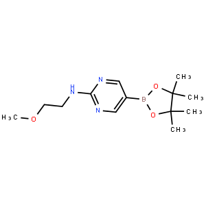 N-(2-Methoxyethyl)-5-(4,4,5,5-tetramethyl-1,3,2-dioxaborolan-2-yl)pyrimidin-2-amine